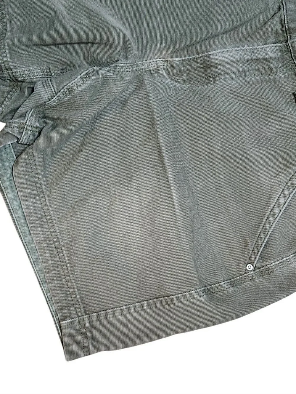 Duluth Denim Shorts Green Mens Size 42 Jean 5 Pocket Outdoors Duck